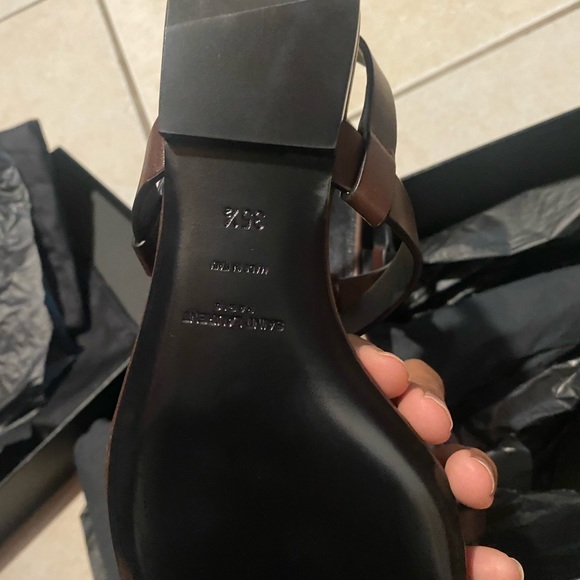 Saint Laurent sandals, never worn. - Picture 7 of 10